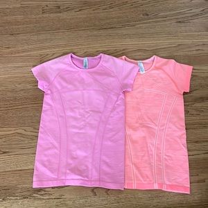 Ivivva Short Sleeved FlyTech Tees, size 12